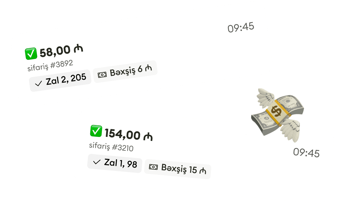 Ofisiant gözləməyə ehtiyac yoxdur