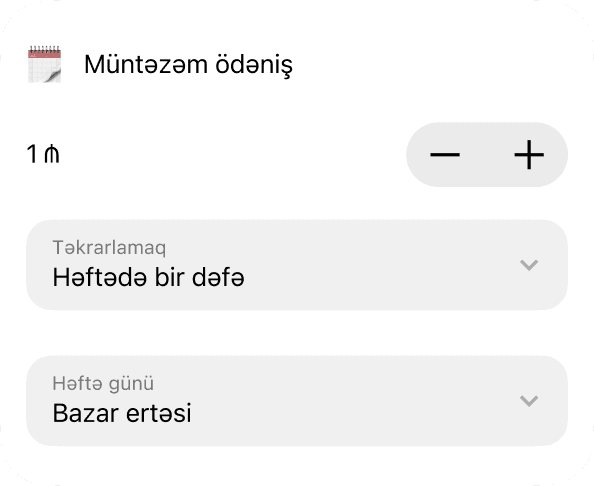 Müntəzəm ödənişlər